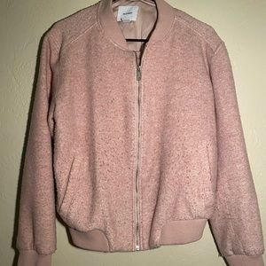 Large pink bomber jacket